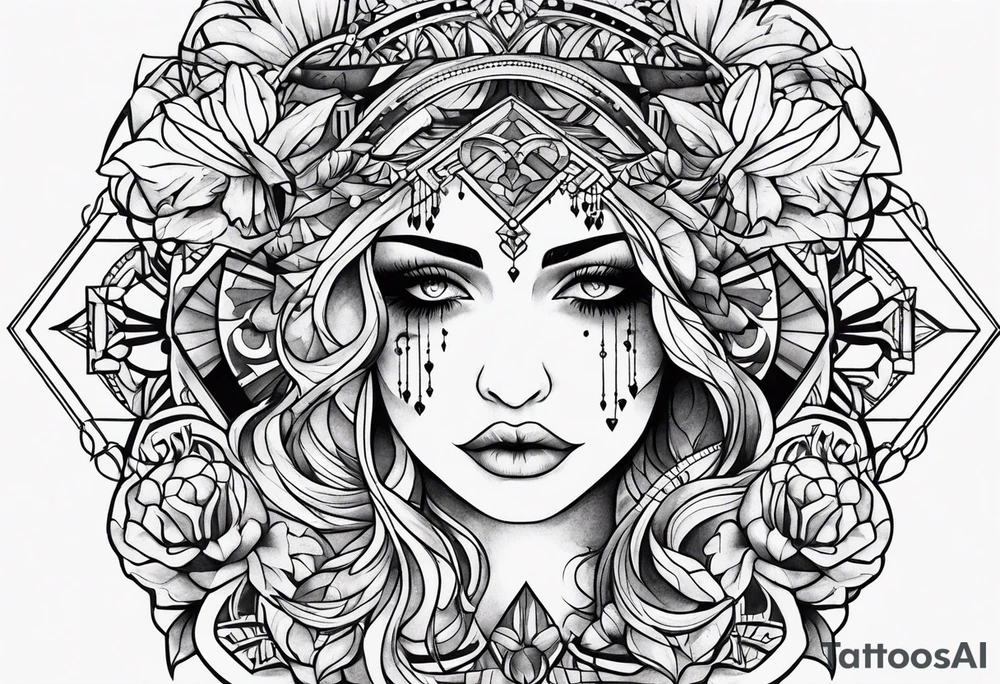 depression, grief and ptsd tattoo idea