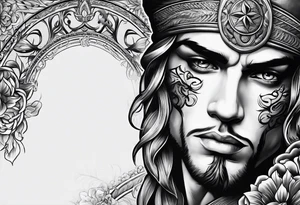 Men’s tattoo for Italian heritage tattoo idea