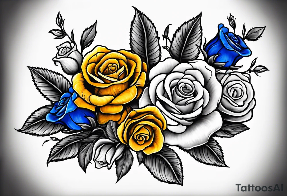 Texas 
Longhorns yellow rose cannons blue bonnets tattoo idea
