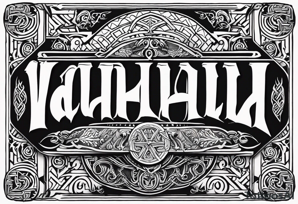 Valhalla viking  gods tattoo idea