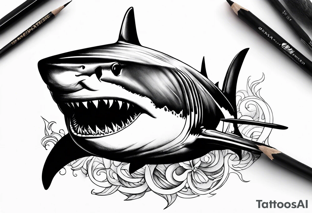 Shark tattoo idea