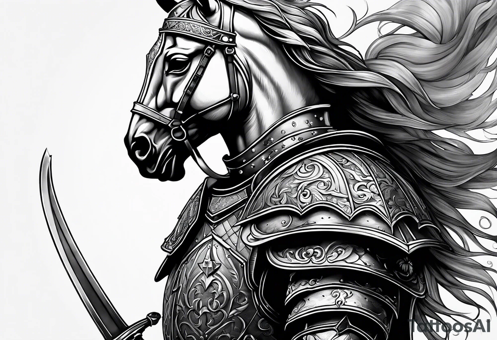 knight tattoo idea