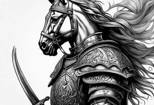knight tattoo idea