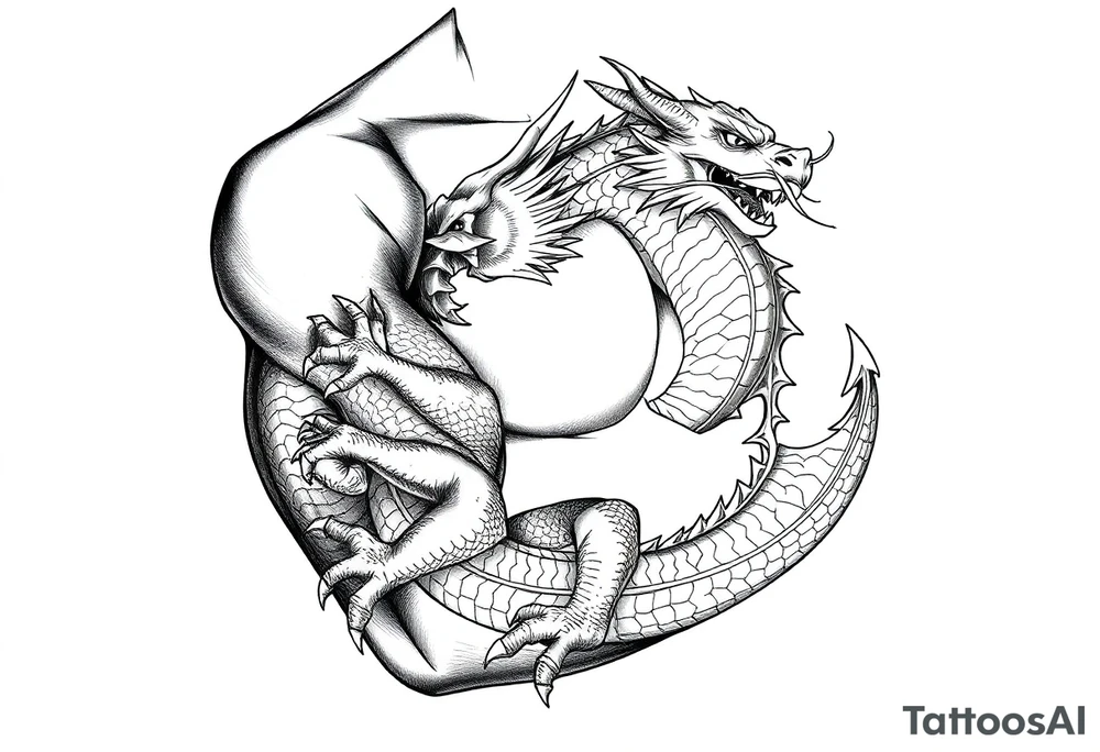 dragon tattoo idea