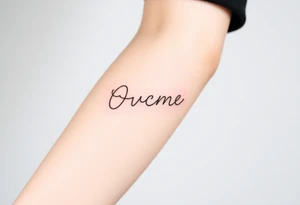 Overcome tattoo idea