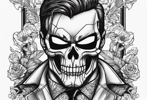 Manners Maketh Man with Punisher skull tattoo idea