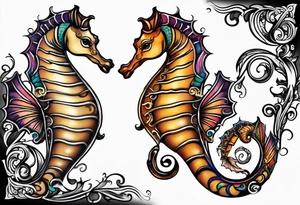 seahorse tattoo idea