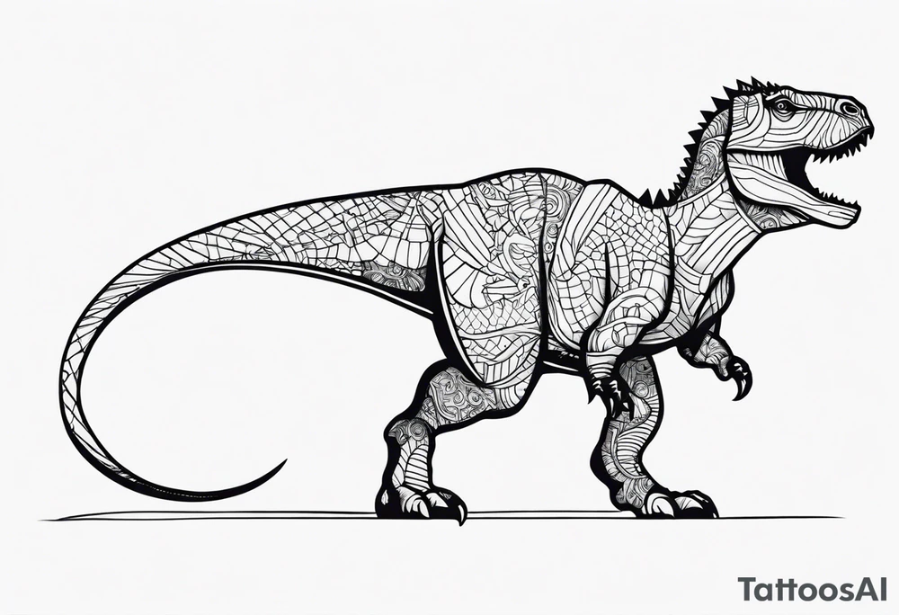 dinosaur tattoo idea