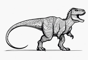 dinosaur tattoo idea