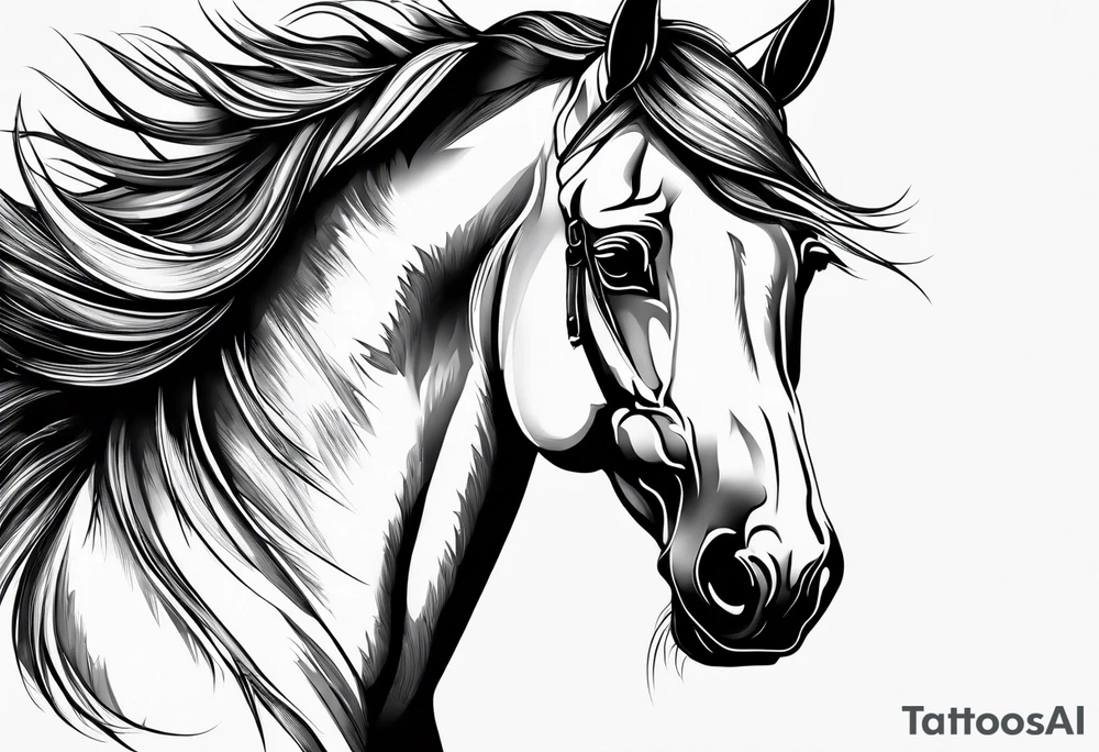 horse tattoo idea