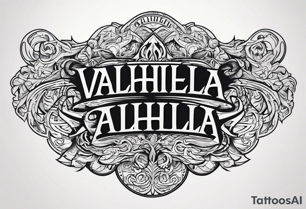 Valhalla tattoo idea