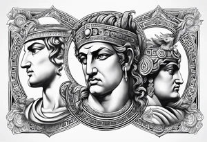 gods Greek for hand tattoo idea
