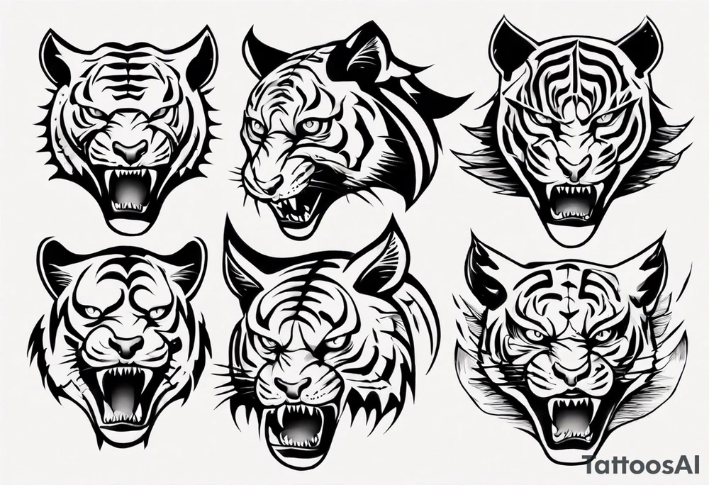 Flying tiger tattoo idea