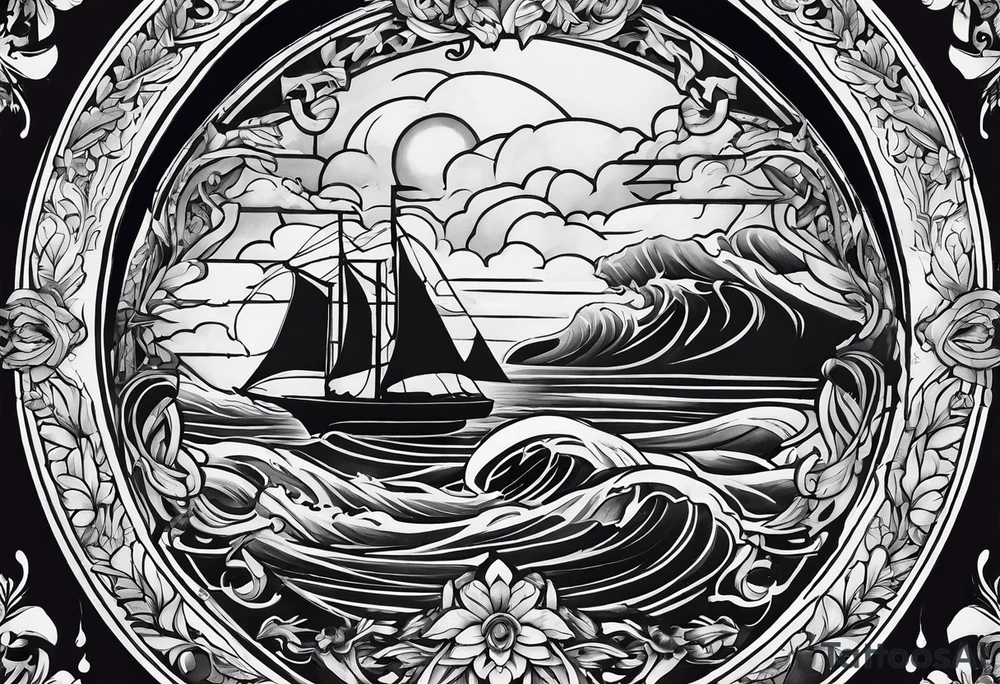 California homage, Bay Area, include icons tattoo idea