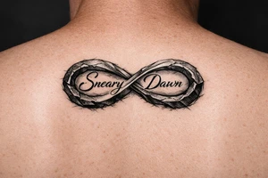 Sneary Dawn wrote inside one infinity symbol tattoo idea