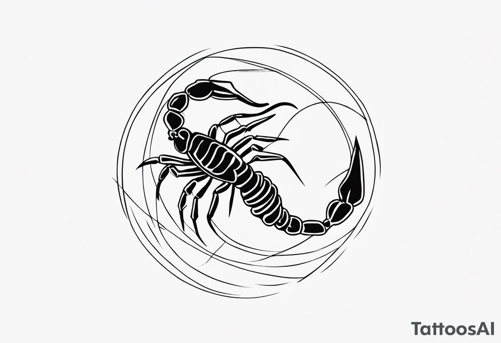 Scorpio tattoo idea