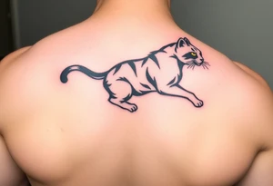 Black Cat tattoo idea