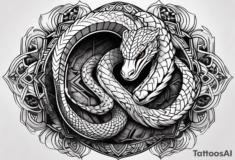 Cobra black tattoo idea