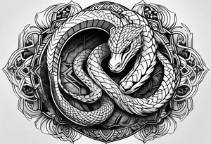 Cobra black tattoo idea