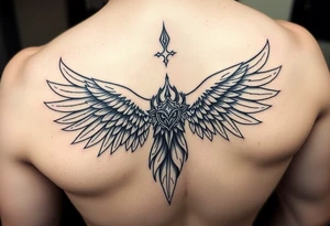 Angel alas tattoo idea