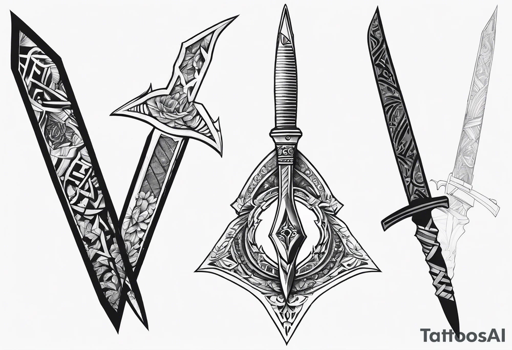 A kunai tattoo idea