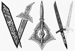 A kunai tattoo idea