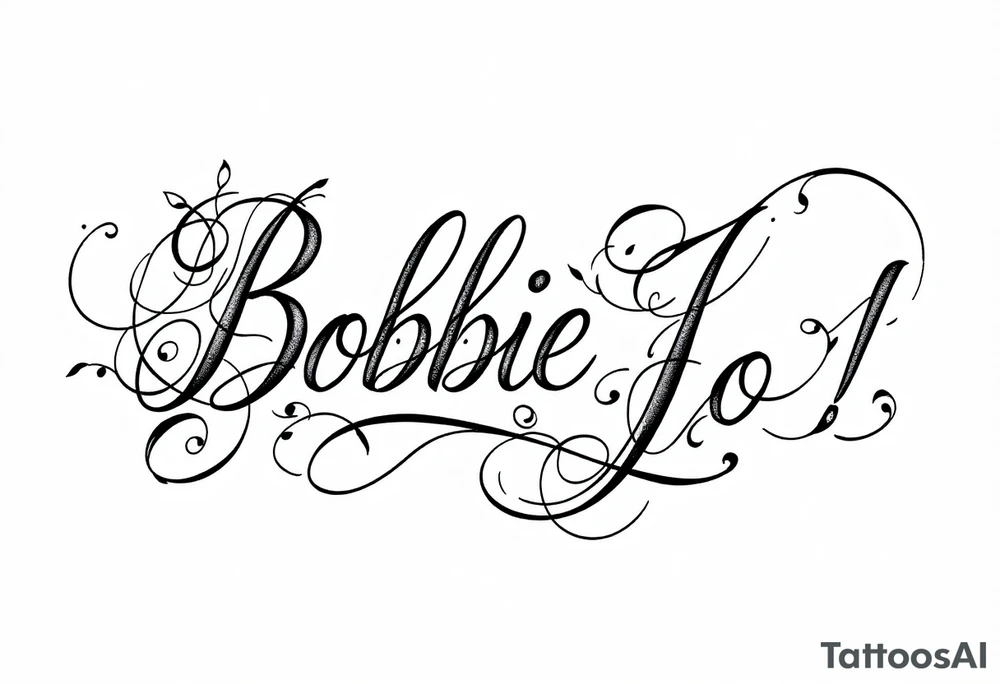 Bobbie Jo tattoo idea