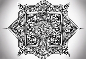 Fancy old English 1992 tattoo idea