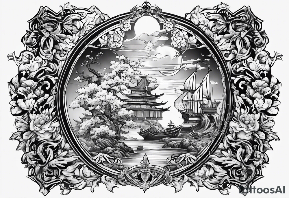 the letters aizen in old English tattoo idea