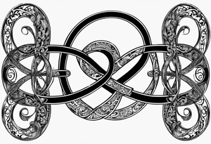 An infinity symbol with Proverbs 10:22 centered underneath. tattoo idea