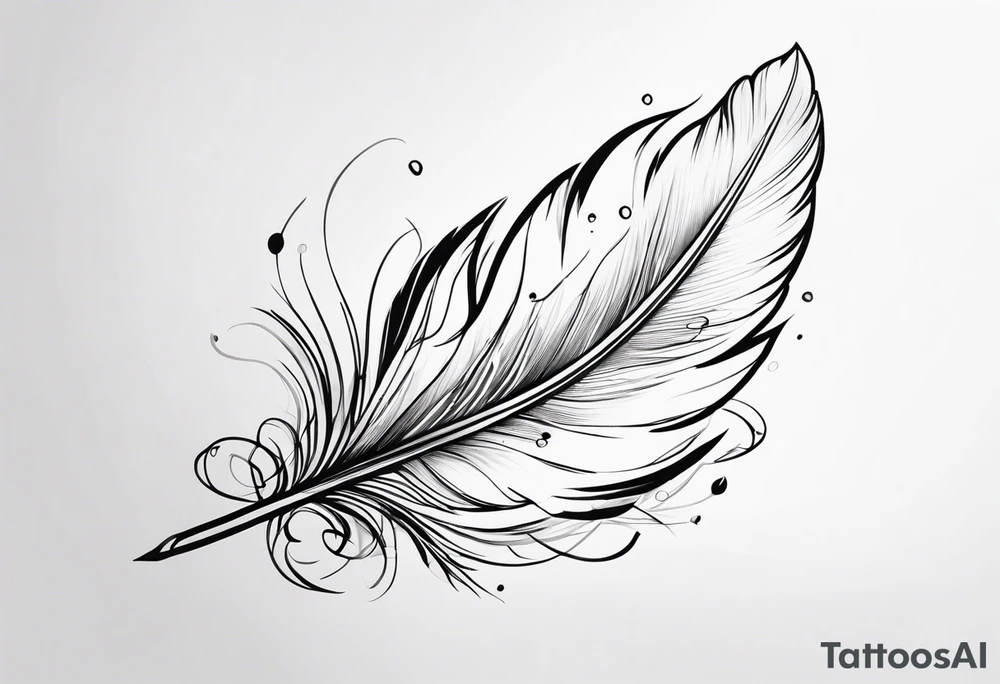 Feather Lightness tattoo idea