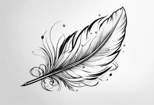 Feather Lightness tattoo idea