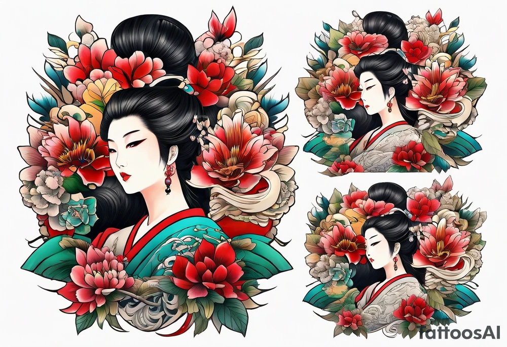 The name Nakama painted vertically, in Shôdo style writing. tattoo idea