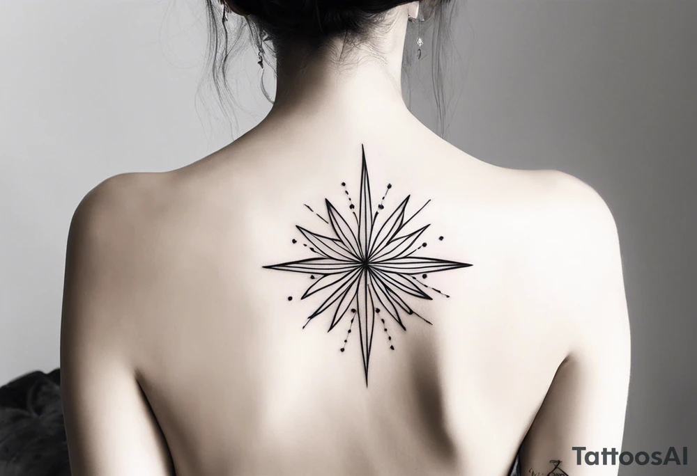I want a fine line, feminine but very powerful tattoo. I want it to feel oriental and decorative. I want the image to portray a powerful story from the Bible. I want the tattoo to look peaceful and glowy. It has to tell a biblical story. More minimal tattoo idea