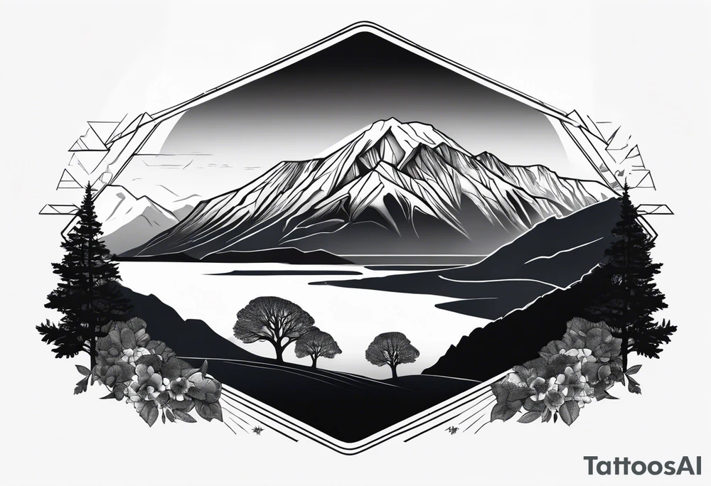 great gable from wasdale head tattoo idea