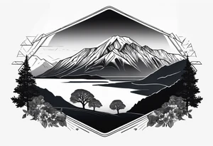 great gable from wasdale head tattoo idea