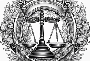 Litigation funding access for justice tattoo idea