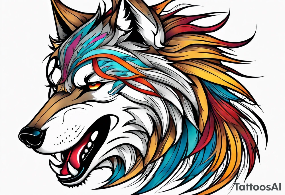 Lmbo wolf tattoo idea
