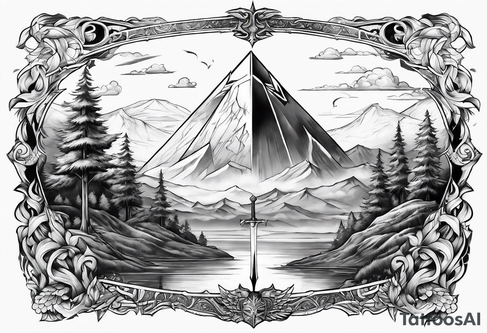 Master sword tattoo idea