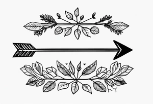 Rustic Arrow tattoo idea
