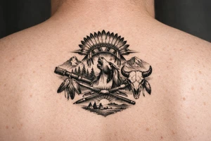 simple medicine hat themed tattoo idea