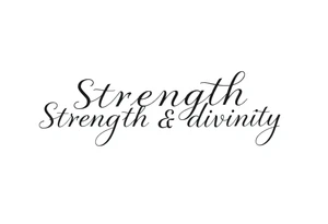 Strength divinity tattoo idea