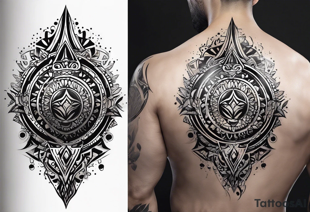 need a shape of a spike and inside it write (ستملأ الوادي سنابل…
) tattoo idea