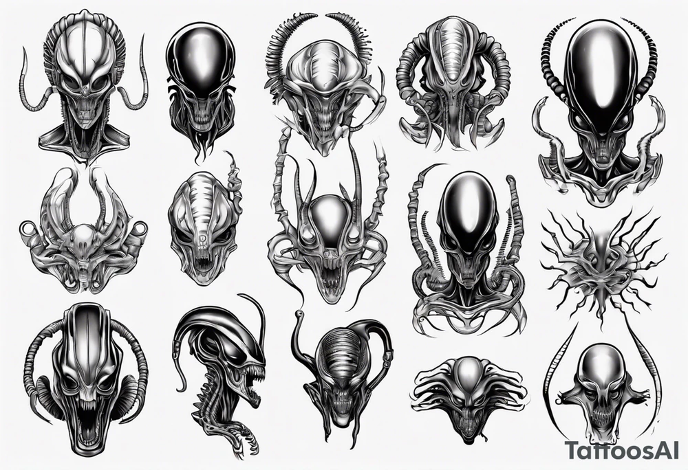 Xenomorph tattoo idea