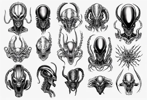 Xenomorph tattoo idea
