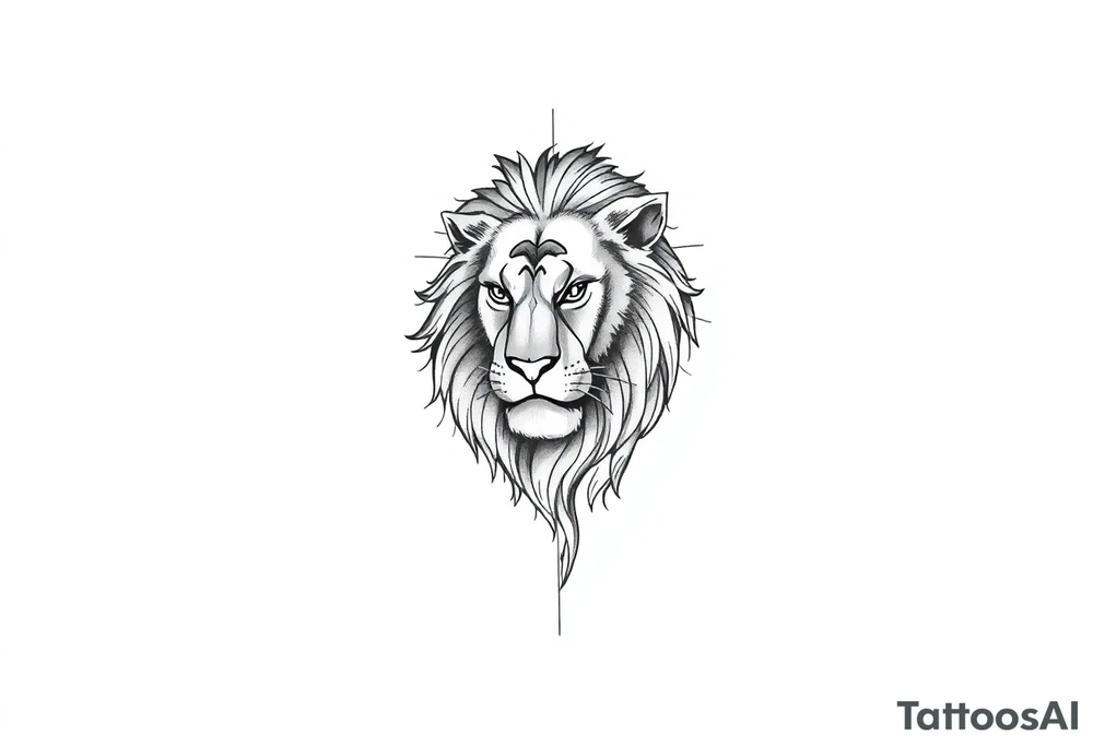 Forearm sleeve tattoo with lion tattoo idea