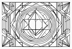 Geometric Shapes tattoo idea