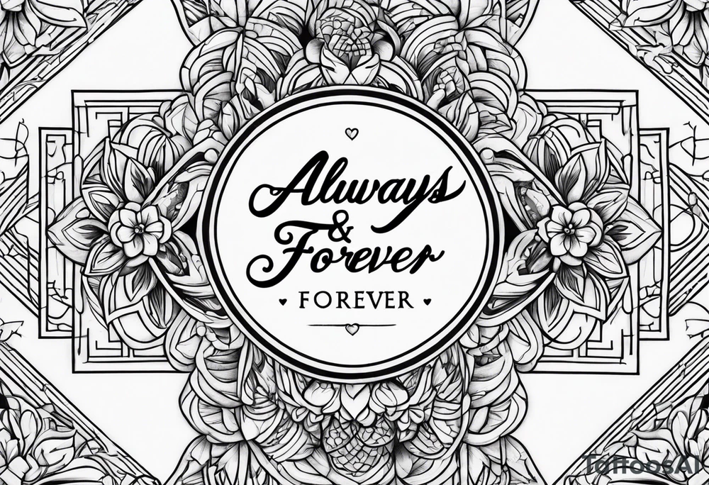Always and Forever tattoo idea