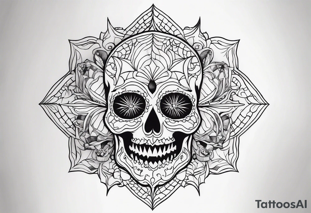 hallowen tattoo idea