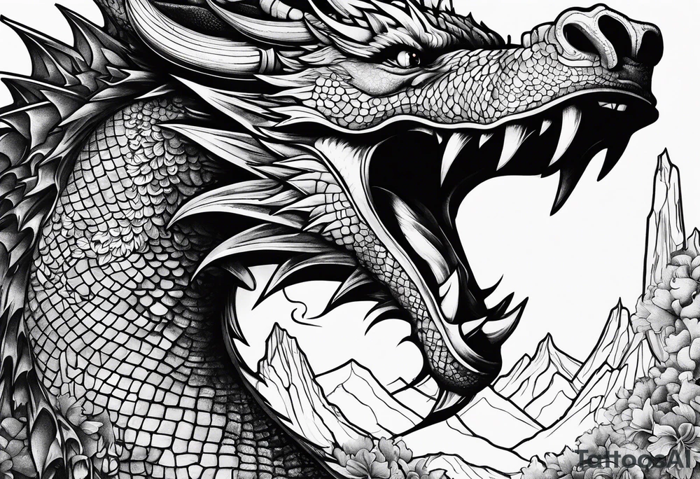 The dragon of Bosnia tattoo idea
